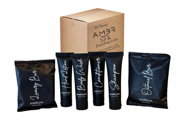 Vacation Rental Supplies AMBR 15 of Each FREE SHIPPING Custom Amenities Inc