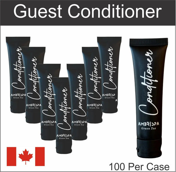 Hotel Supplies Conditioner AMBR 100 pack ON SALE! Vacation Rental Supplies Canada