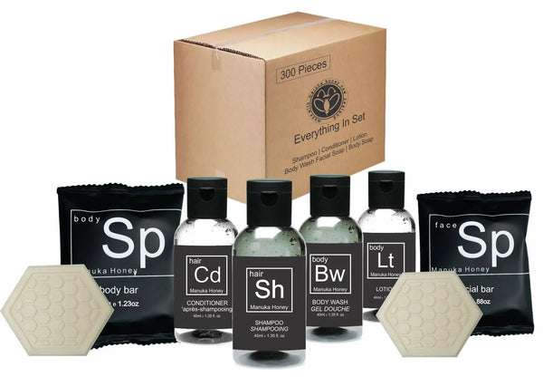 Vacation Rental Supplies Manuka 50 of Each FREE SHIPPING Custom Amenities Inc