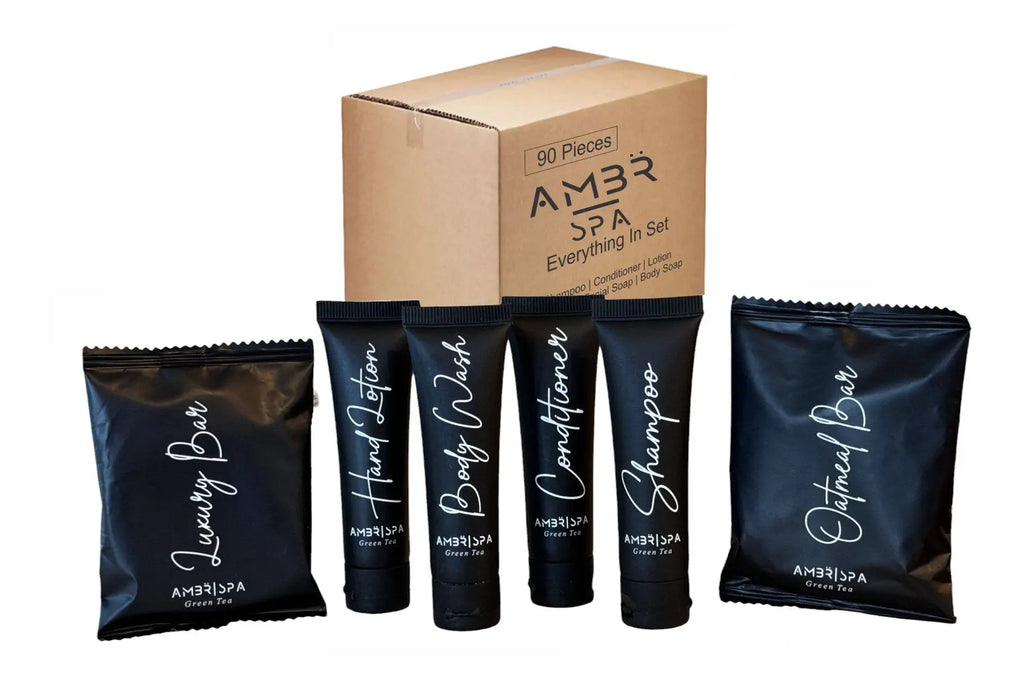 Vacation Rental Supplies AMBR 15 of Each FREE SHIPPING Custom Amenities Inc