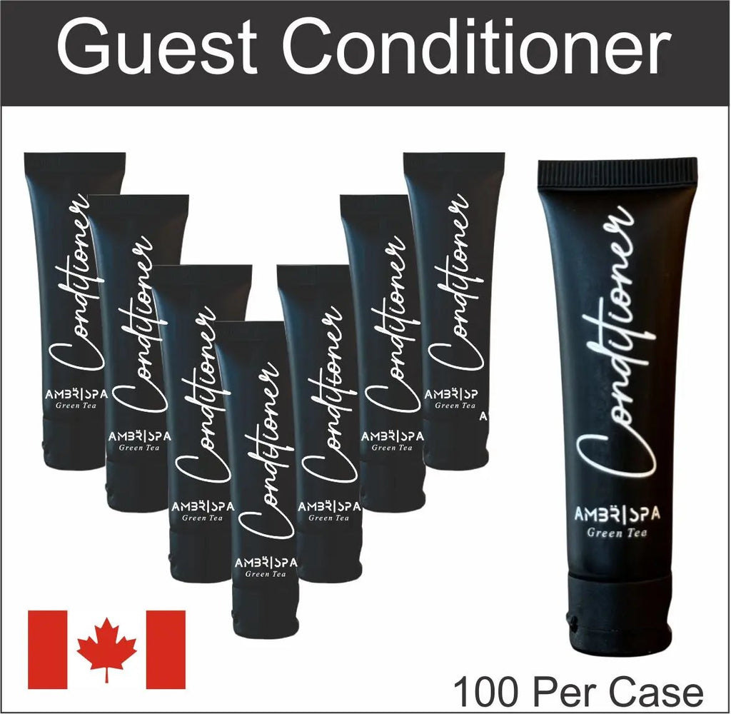 Hotel Supplies Conditioner AMBR 100 pack ON SALE! Vacation Rental Supplies Canada