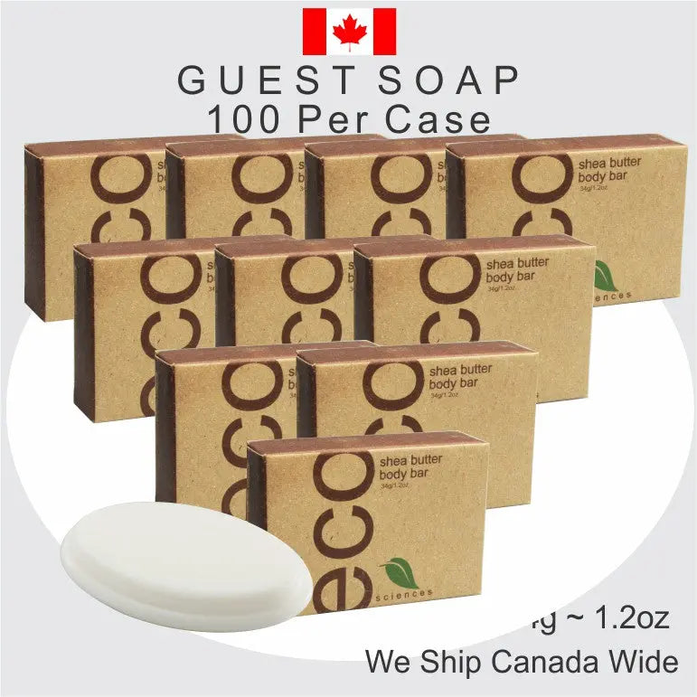 Hotel Bulk Soap ECO 34g 100 pack Only 39¢ ea Custom Amenities Inc