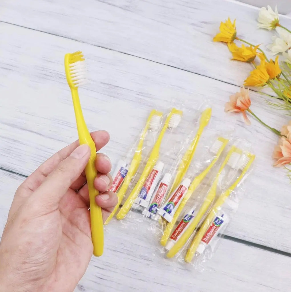 Bulk Toothbrush Canada / Paste Combo 50 pack Hotel Supplies Canada by Custom Amenities Inc