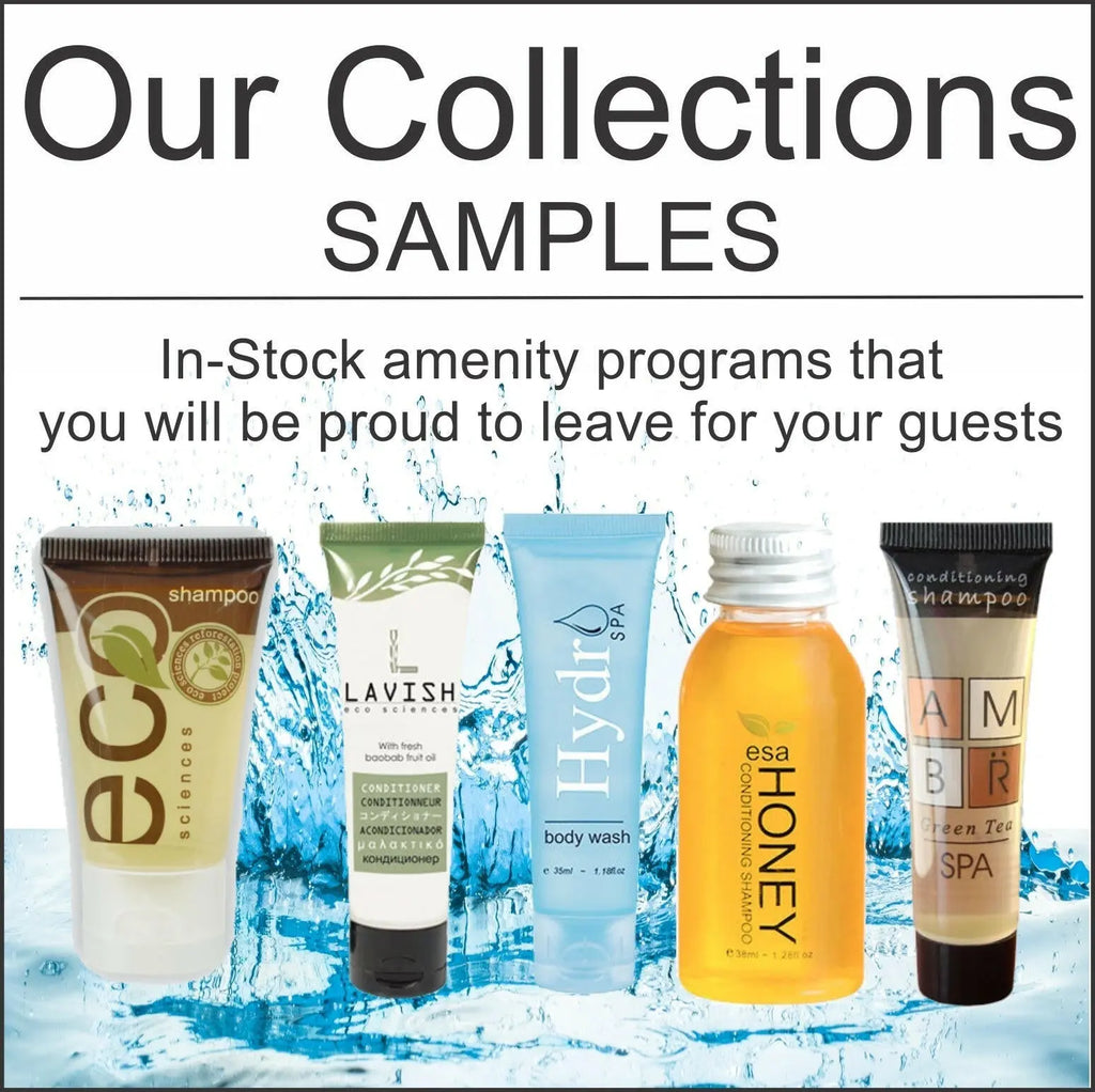 Guest Amenity Samples FREE SHIPPING.